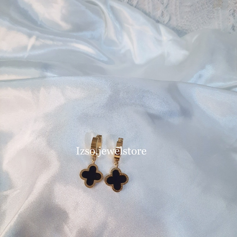 Izso Anting Kleeve Anting Titanium Anti Karat Korean Style