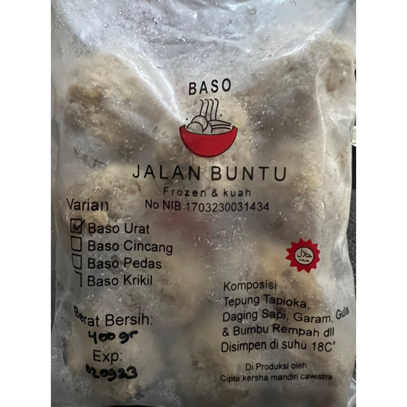 

Baso Cincang isi 10pcs