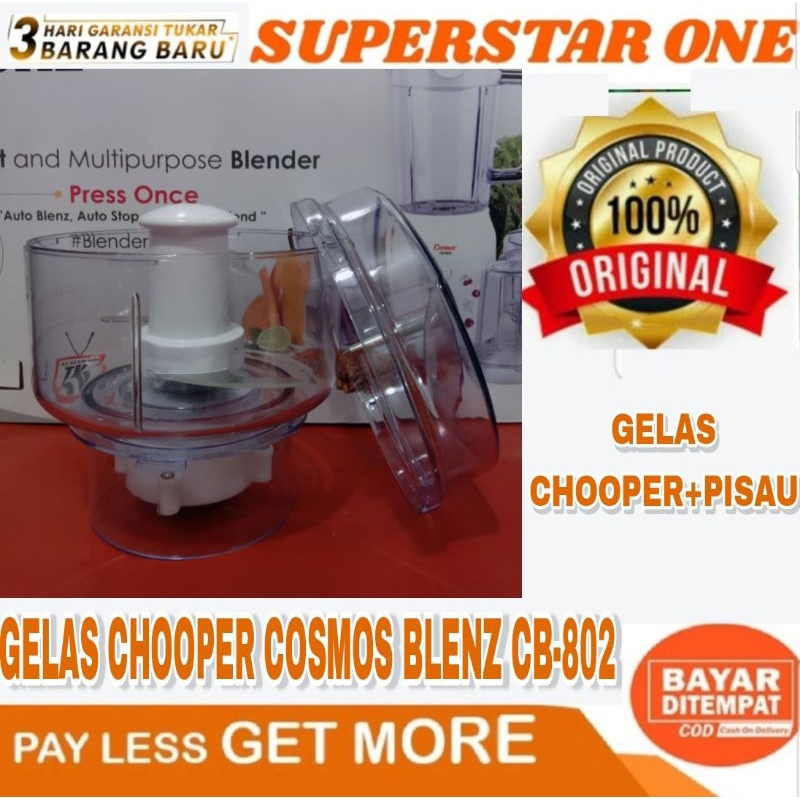 glas Chopper cosmos CB-802 glas Chopper blender cosmos CB 802