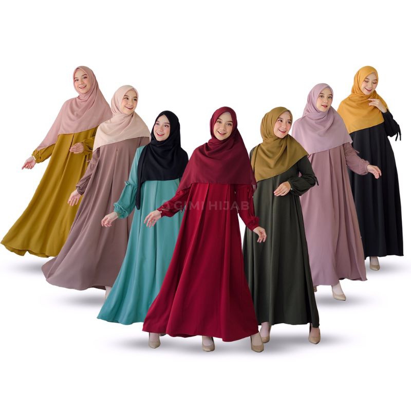 Ilona Dress All Colour by Gimi Hijab ❤️