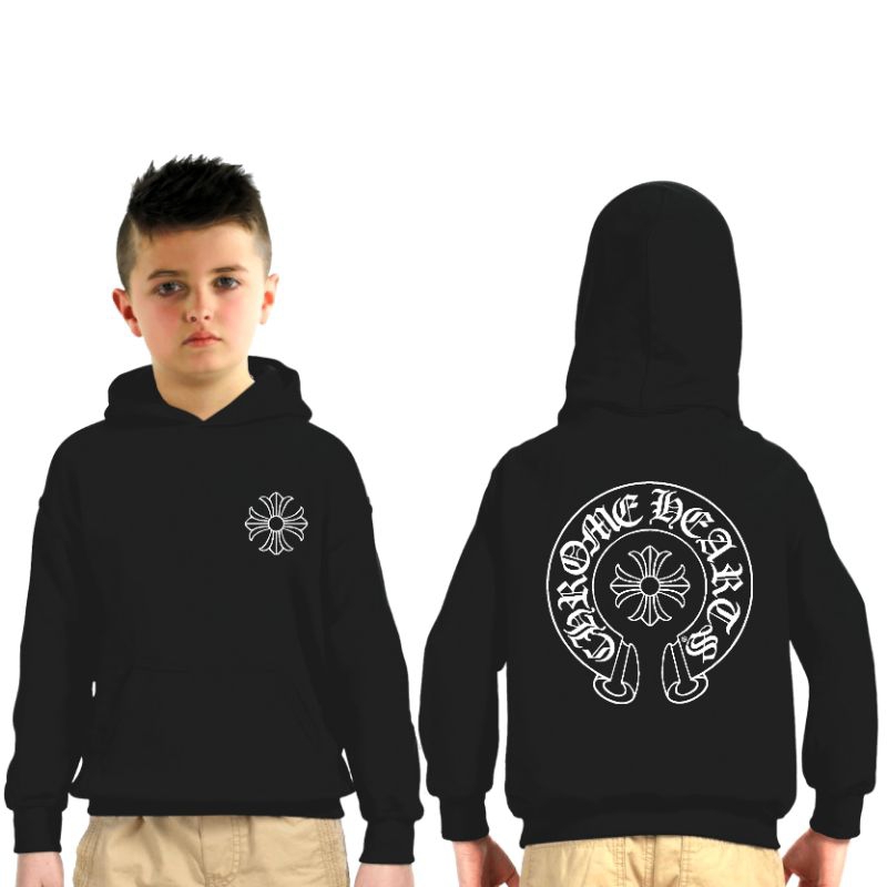Sweater Hoodie Chrome Hearts Anak Laki Perempuan