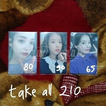 Photocard IU Lee Jieun the 5th Album Lilac Hilac Bylac Make Up Peace PC Poca Janda Ungu