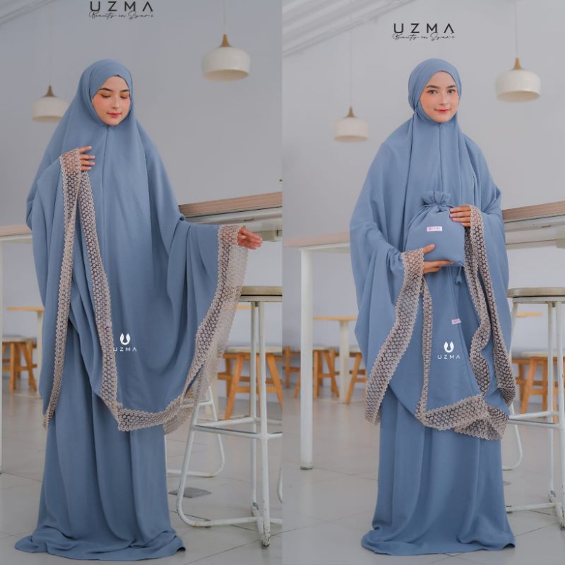 [NEW] MUKENA FRENCH 3in1 JAMELA PRAYSET BY UZMA | MUKENA  VIRAL