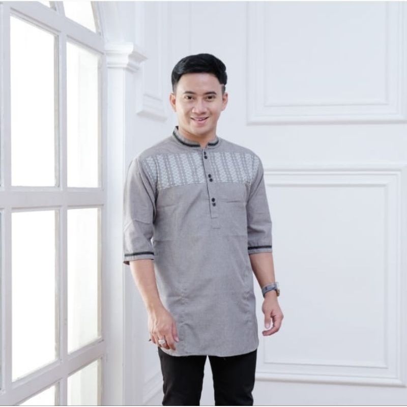 Koko Kurta Dewasa warna sage premium