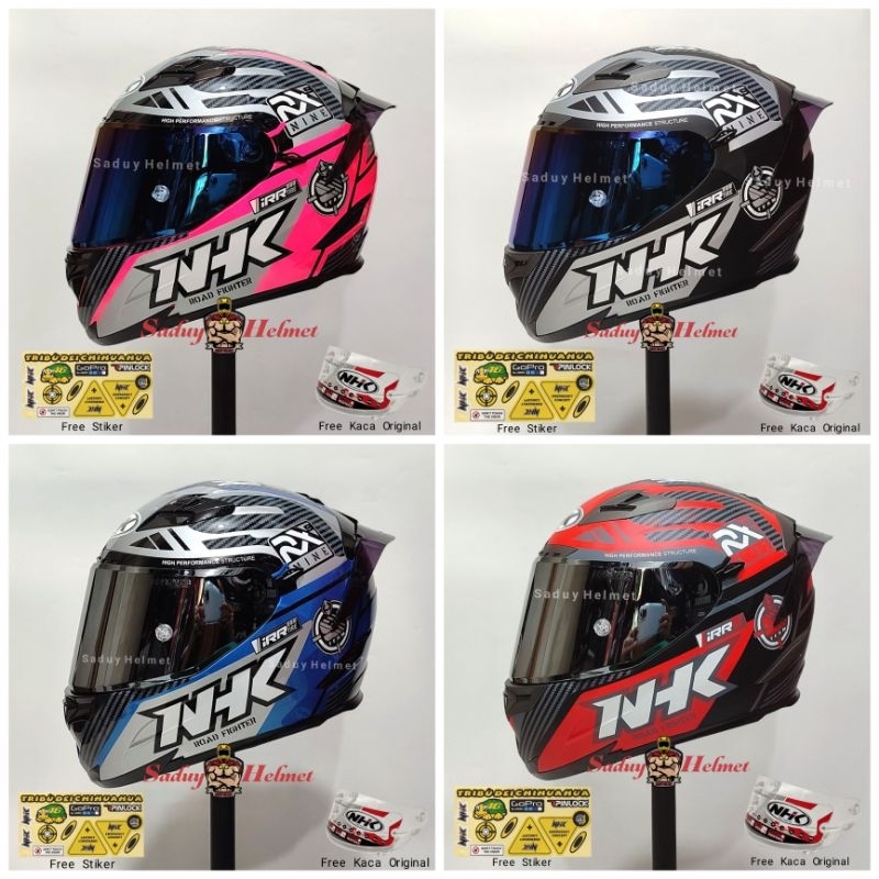 PAKET GANTENG HELM NHK RX9 MOTIF RACER X