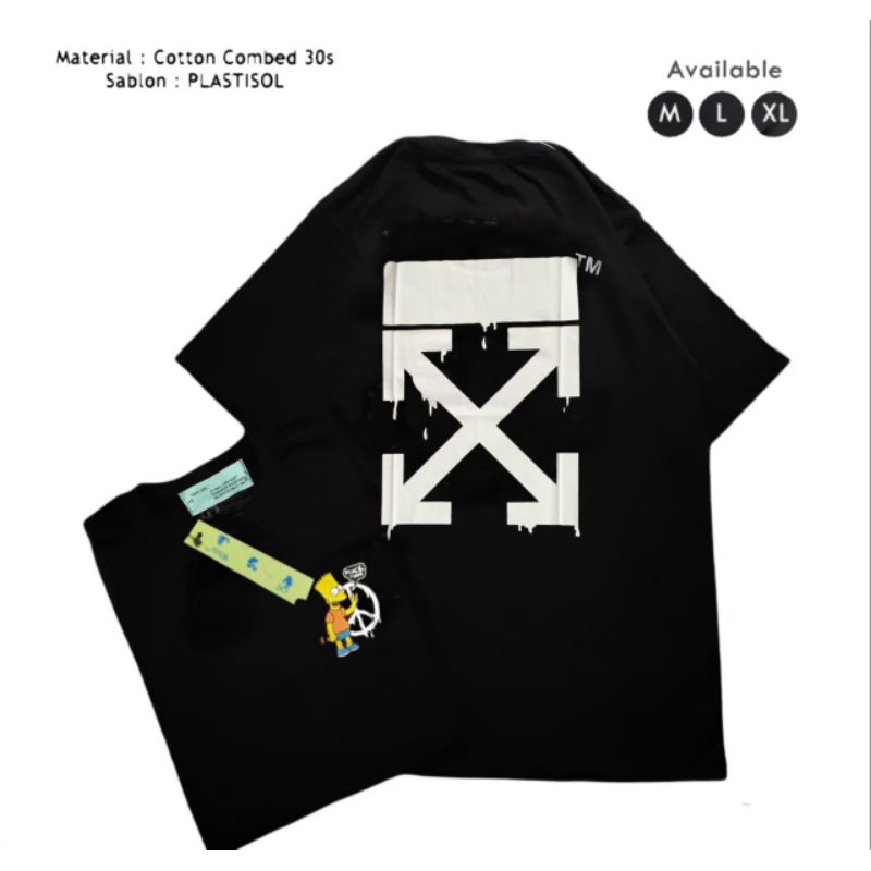 TSHIRT OFF WHITE - KAOS OFF-WHITE PRIA - BAJU OFF WHITE UNISEX