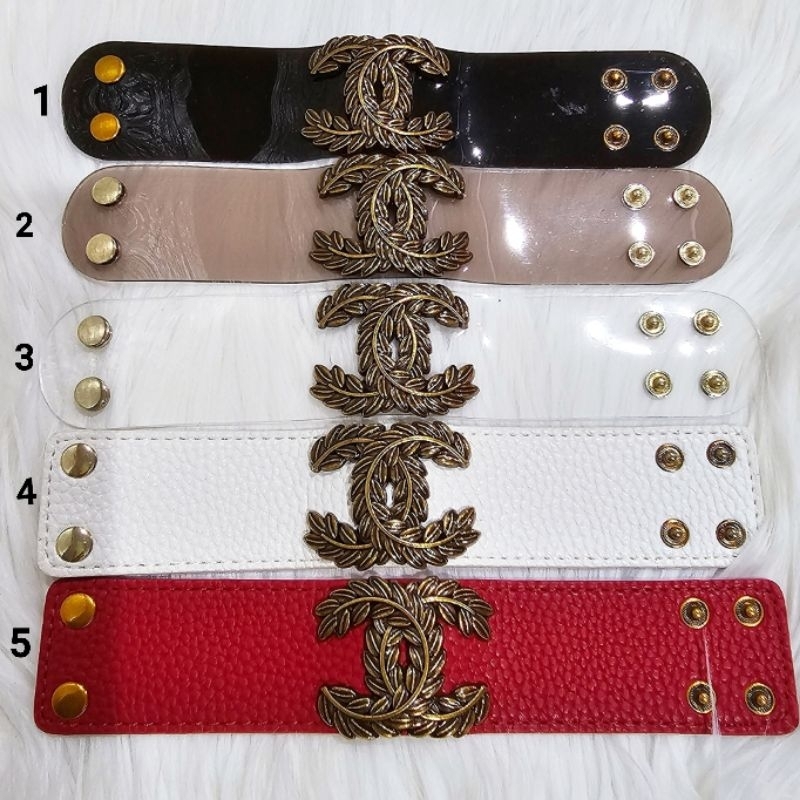 Promo Gelang tangan kulit import /gelang fendix branded bahan kulit 5514