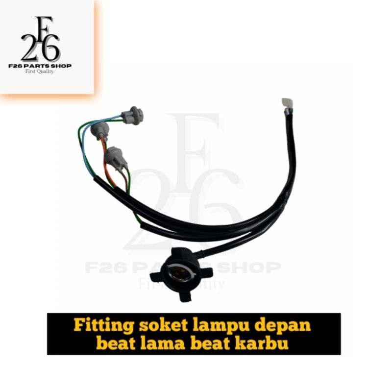Fitting soket lampu depan Assy beat karbu beat lama piting soket lampu depan beat lama beat karbu