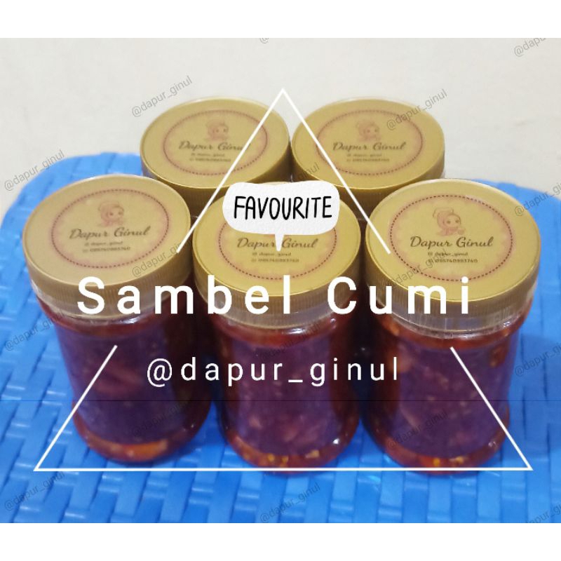 

sambal dapur ginul