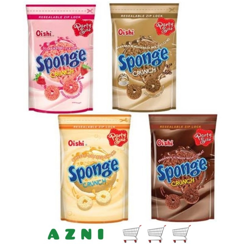 

Oishi Sponge Snack Party Size 110gr - Coklat/ Keju/ Mochacino/ Strawberry/ All Varian