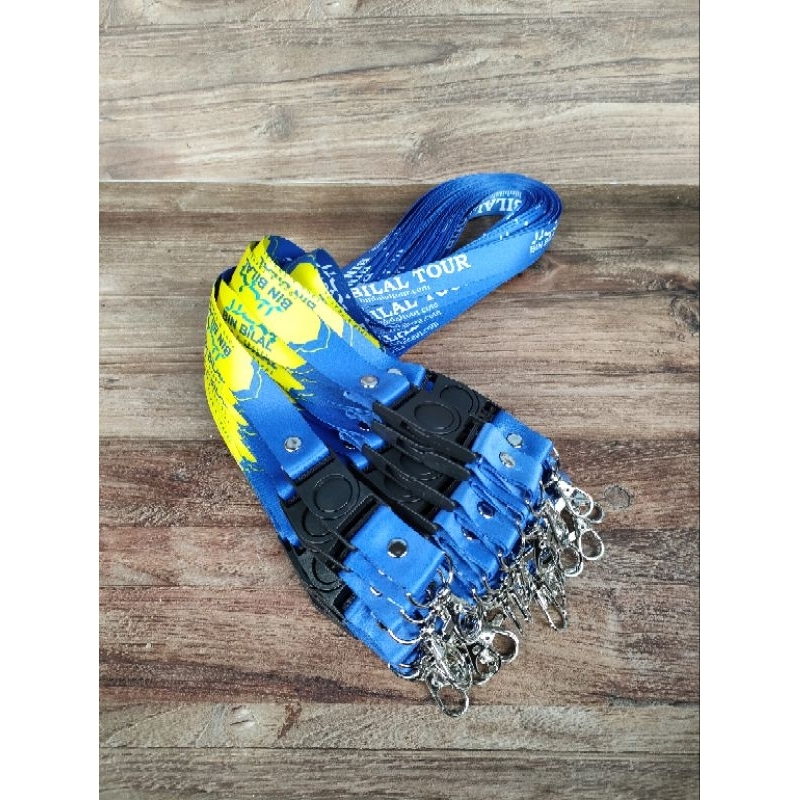 

Lanyard UMRAH | tour & travel | Free Design Suka" & Bisa Costume