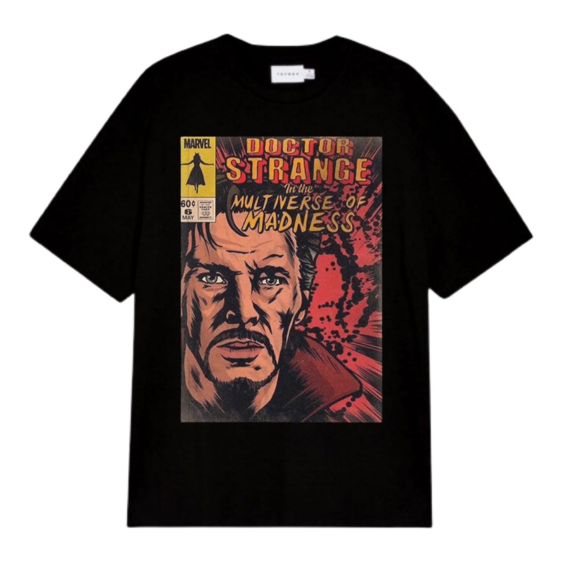 KAOS DOCTOR STRANGE VINTAGE DEWASA ANAK | T-SHIRT MARVEL COMICS DR STRANGE FILM | KAOS BAJU HITAM PR