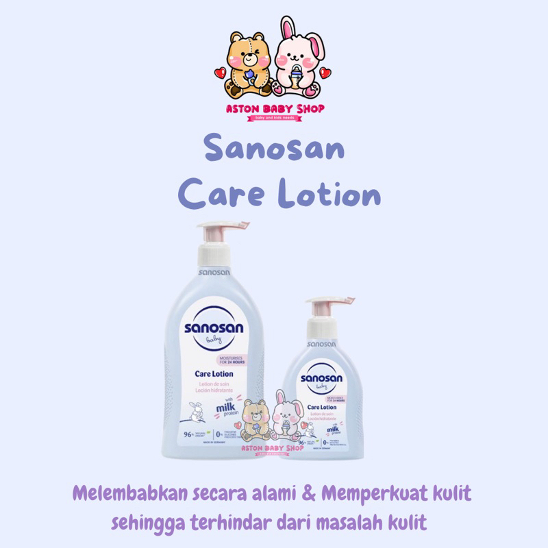 Sanosan Baby Care Lotion 200 ml / 500 ml Lotion Pelembab Kulit Bayi