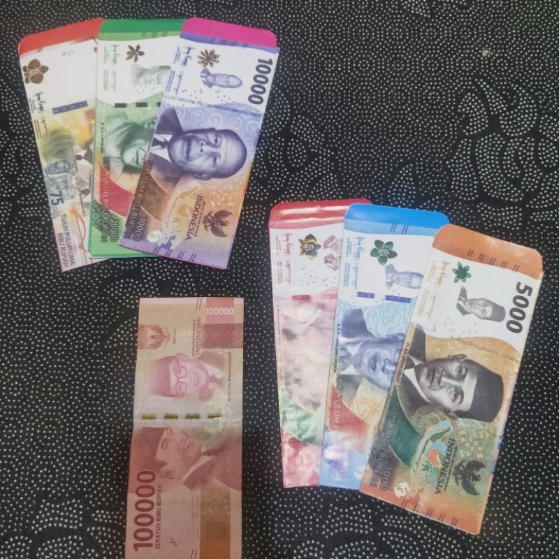 

amplop lebaran, angpao lebaran viral,duit tidak perlu di lipat