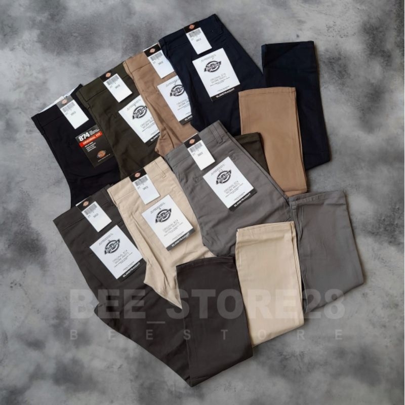 CELANA PANJANG CHINO DICKIES REGULER POCKET MIRROR 874 FIT POCKET WORK PANTS