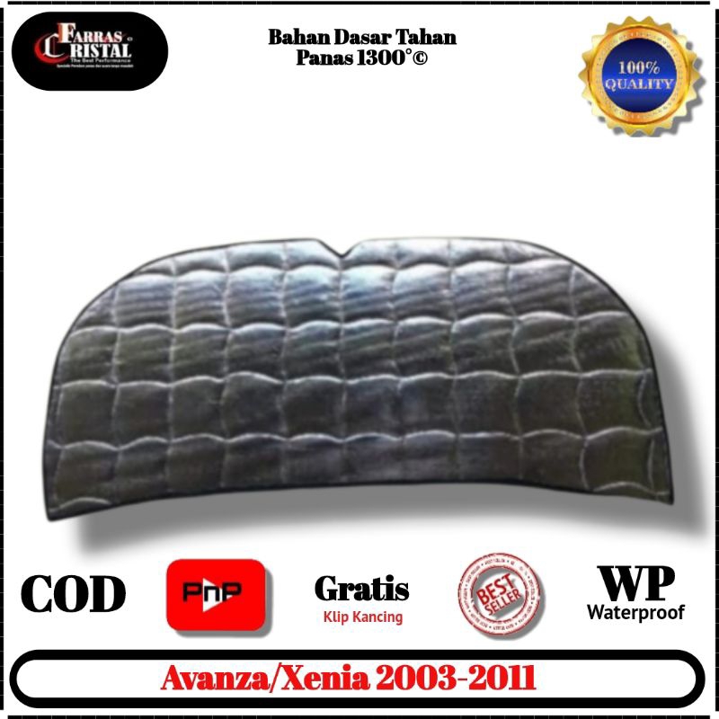 peredam panas ekslusif  kap mesin mobil Toyota Avanza 2005-2011