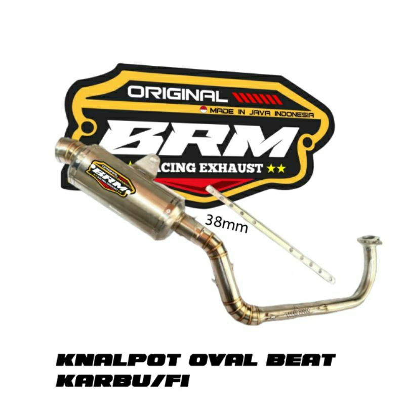 COD KNALPOT BRM OVAL FULLSHET TINGGAL PASANG ORYGINAL BRM