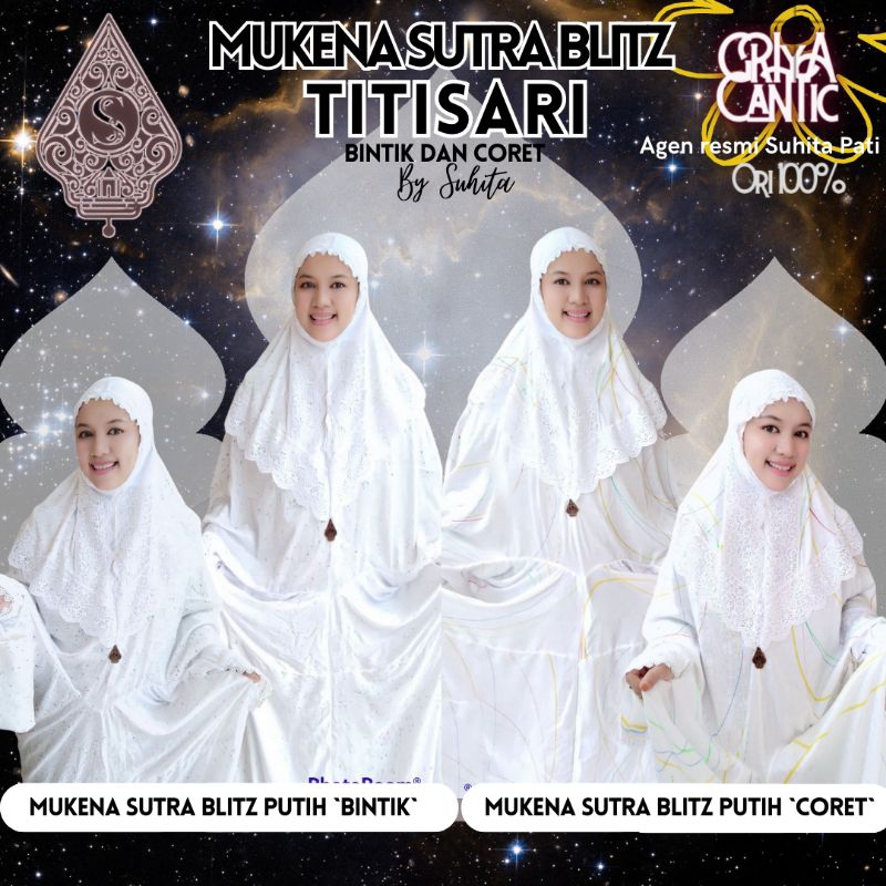 Mukena Terusan Sutra Blitz Titisari by Suhita Terbaru