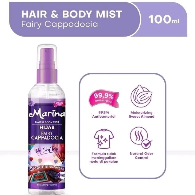 Marina Hair and Body Mist 100 ml | Parfum Rambut Marina