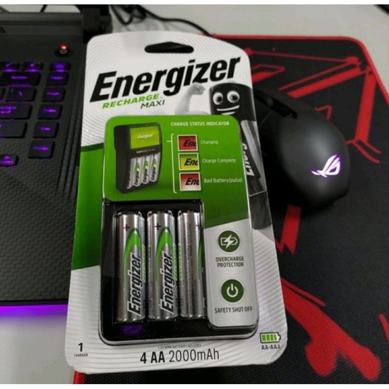 BATRAY CHARGER ENERGIZER MAXI + CHARGER