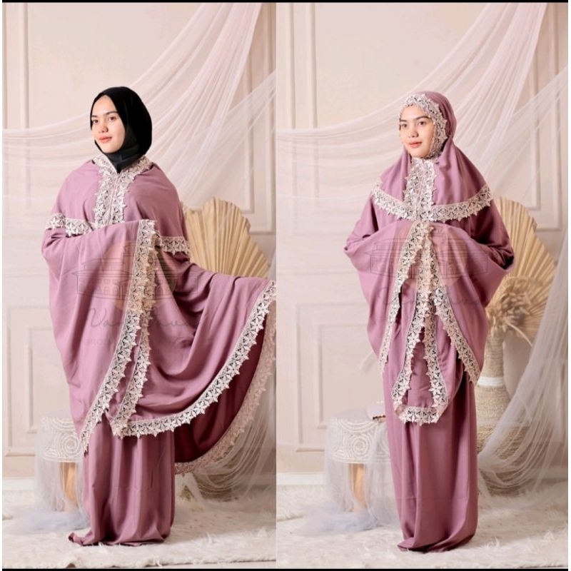 Mukena Katun Rosella Siti Khadijah Bordir Original Mukena Katun Khadijah Pasteleena Jumbo Free Tas