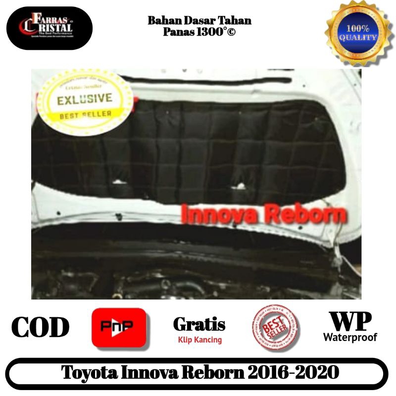 Toyota Innova Reborn 2015-2020 peredam panas Eklusiv kap mesin mobil