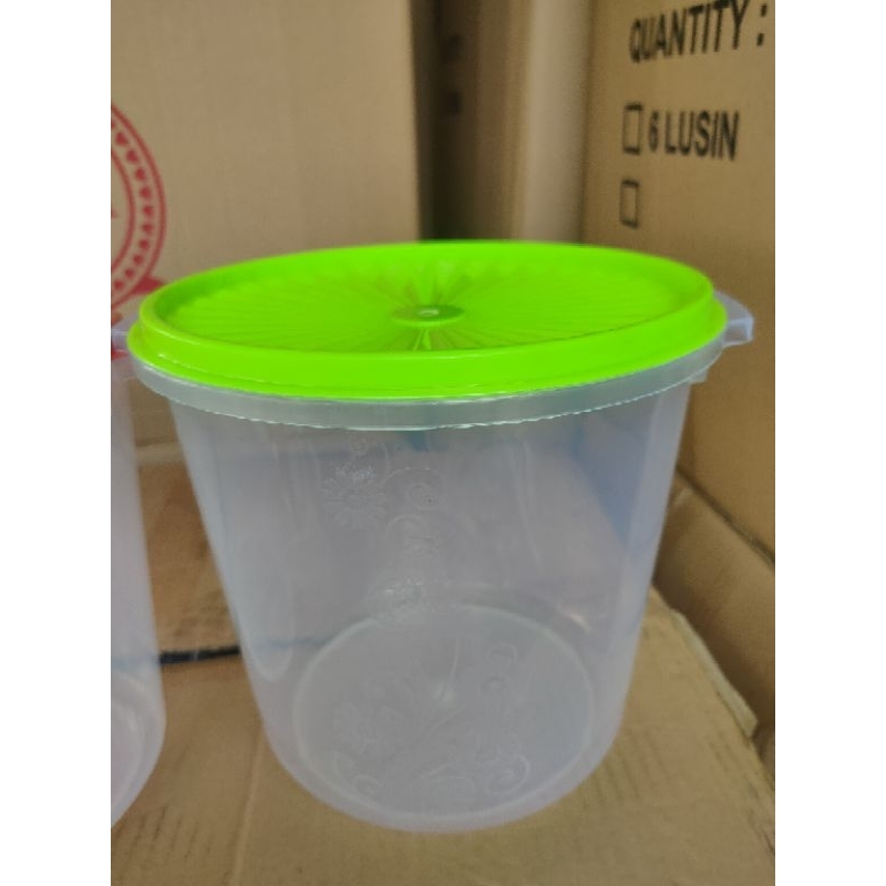 Toples Plastik 5 Liter | Tempat Kerupuk | Sealware | Food container Greenline KMP