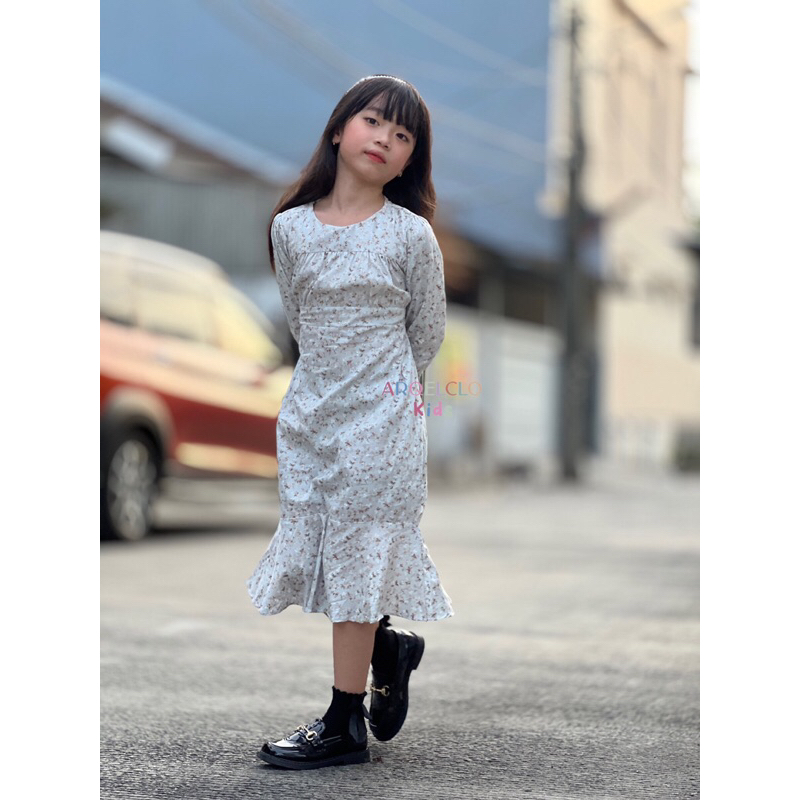 Arqelclo - Hyejin Dress For Kids - Dress Korea Anak umur 2-6tahun