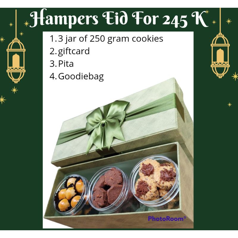 

Hampers 3 Jars Cookies 250 Gram Hard Box