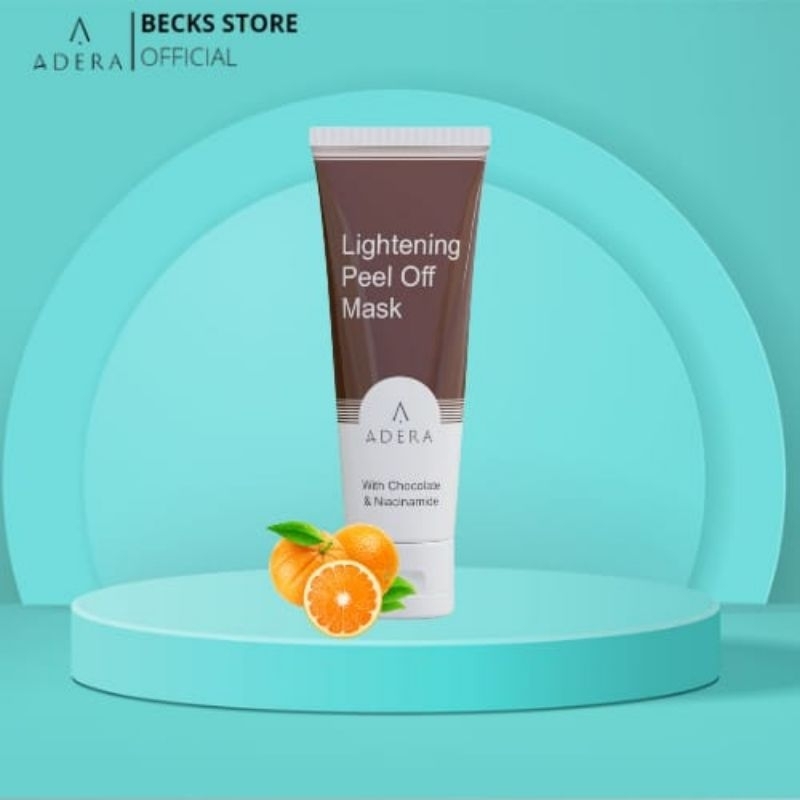 ADERA LIGHTENING PEEL OFF MASK ORIGINAL ANTI FLEK HITAM