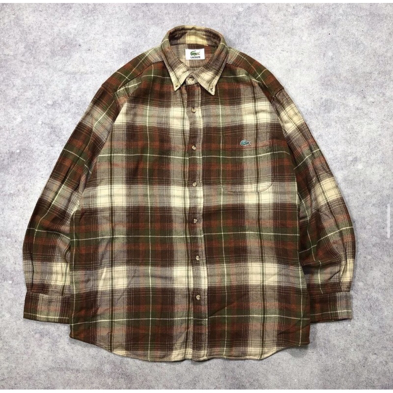 Kemeja Flanel Veterano dari Lacoste