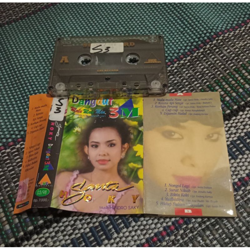 Kaset pita Santa Hoky - malu malu mau