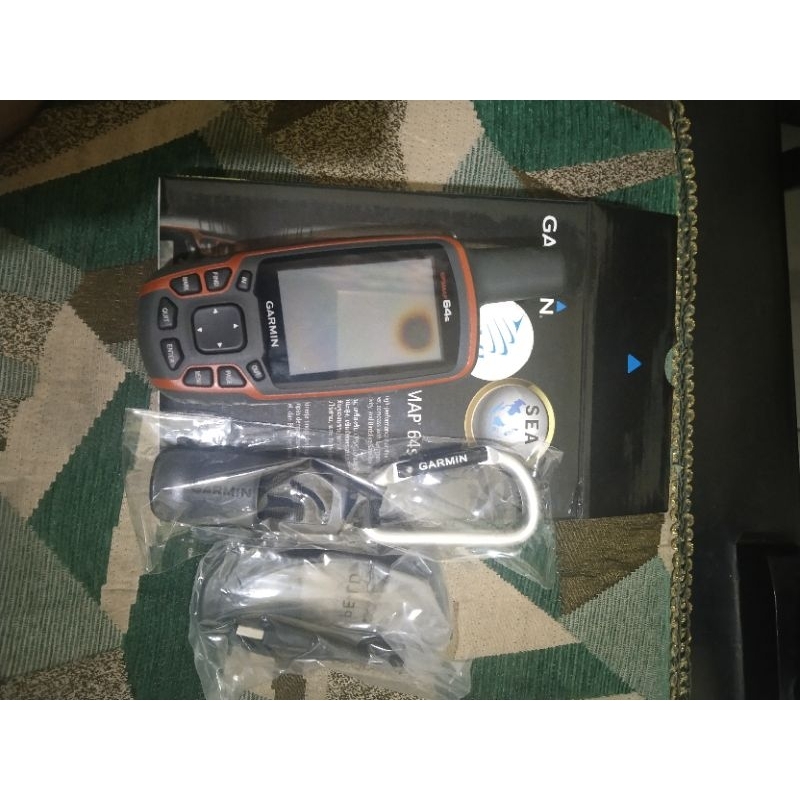 Gps Garmin 64s normal minus ada tompel new
