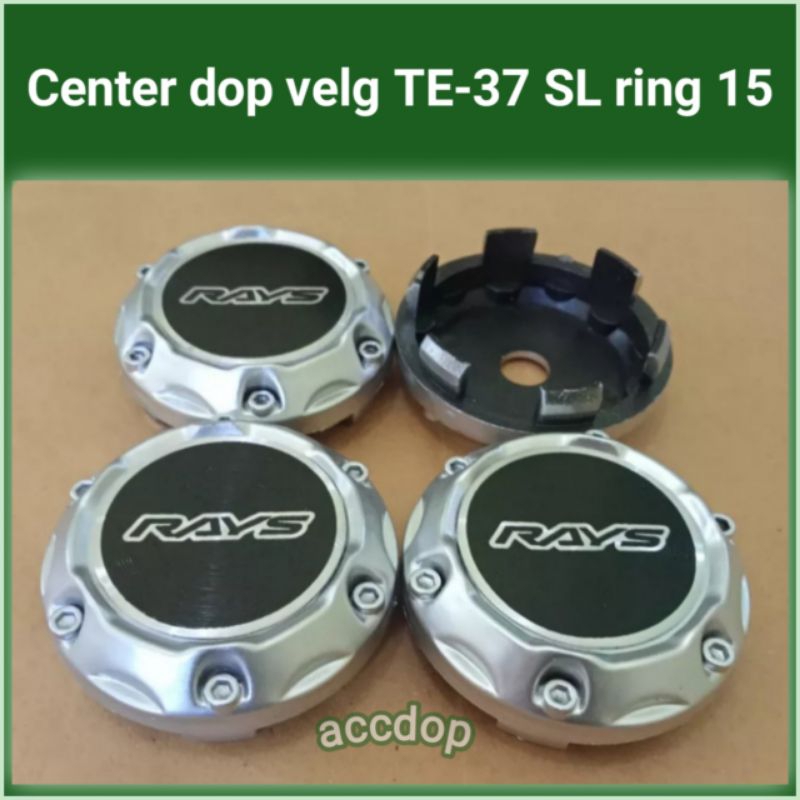 Tutup Center Dop Velg TE37 SL Ring 15 (4 Buah)
