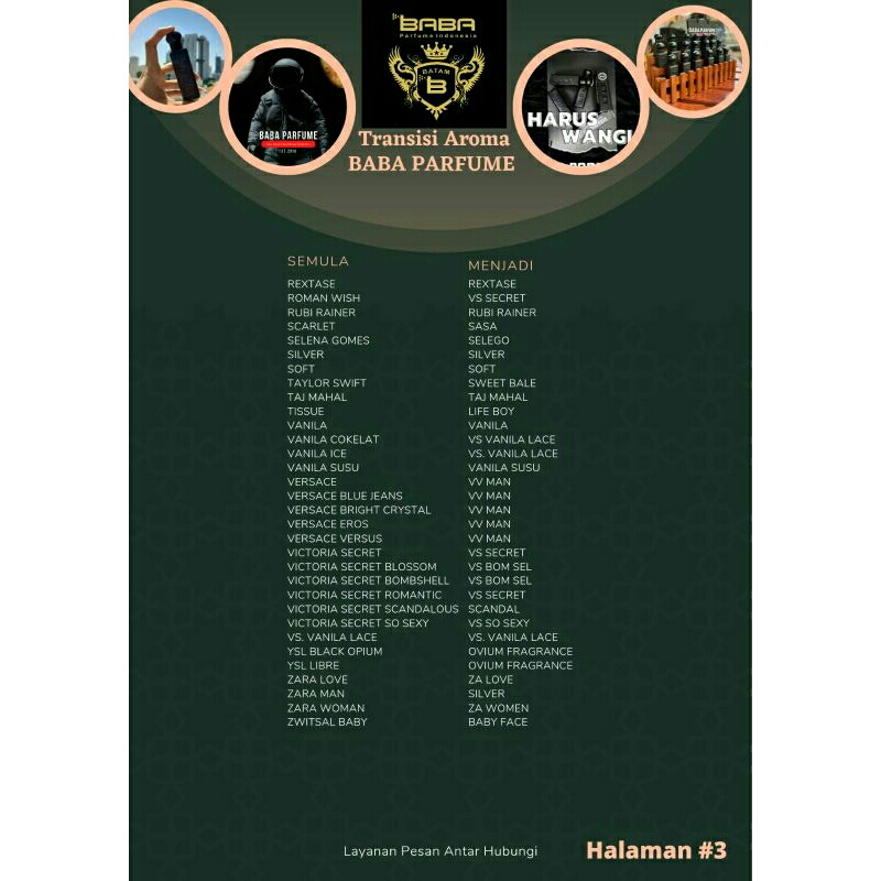 PARFUM BABA/100% ORIGINAL