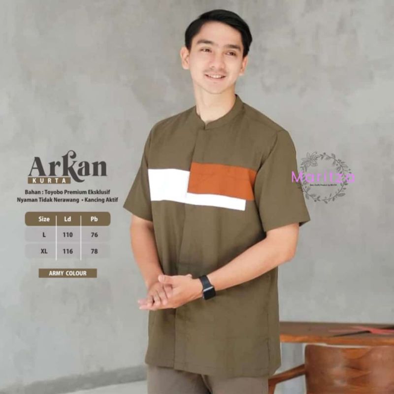 ARKAN KURTA BY MARITZA / BAJU KURTA KATUN / Kurta Toyobo premium