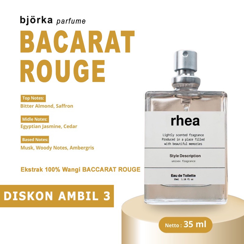 Bjorka RHEA Parfum Unisex Tahan Lama Murah Inspired Perfume Lokal Terlaris