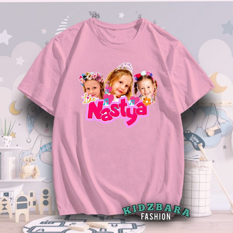 LIKE NASTYA YOUTUBE KAOS BAJU ANAK