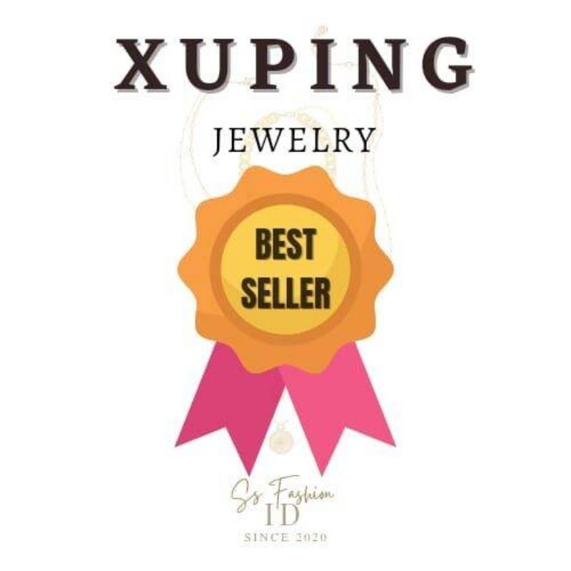 Anting jepit Rumbai xuping  gold anti karat anti luntur