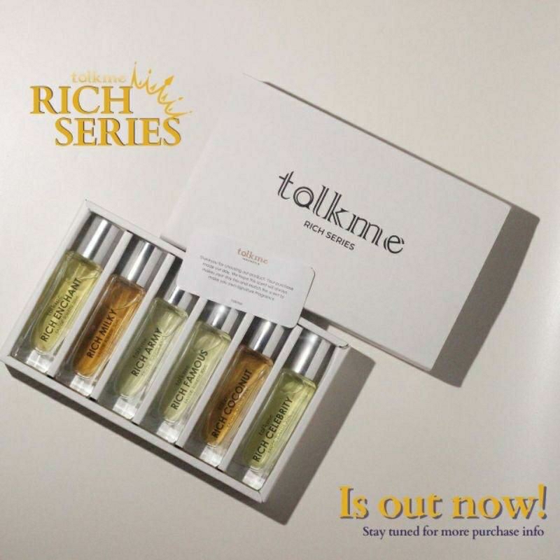 TALKME RICH SERIES ISI 6 PARFUM | PARFUM TALKME RICH SERIES BELI 1 DAPET 6