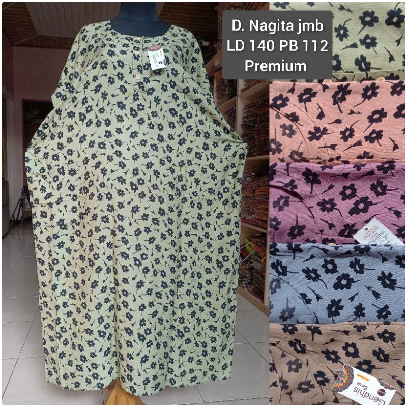 daster busui staly kekinian jumbo XXXL LD 140 PB 112 rayon premium