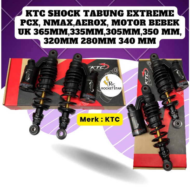 Shock breaker KTC Original EXTREME Black NMAX PCX 160