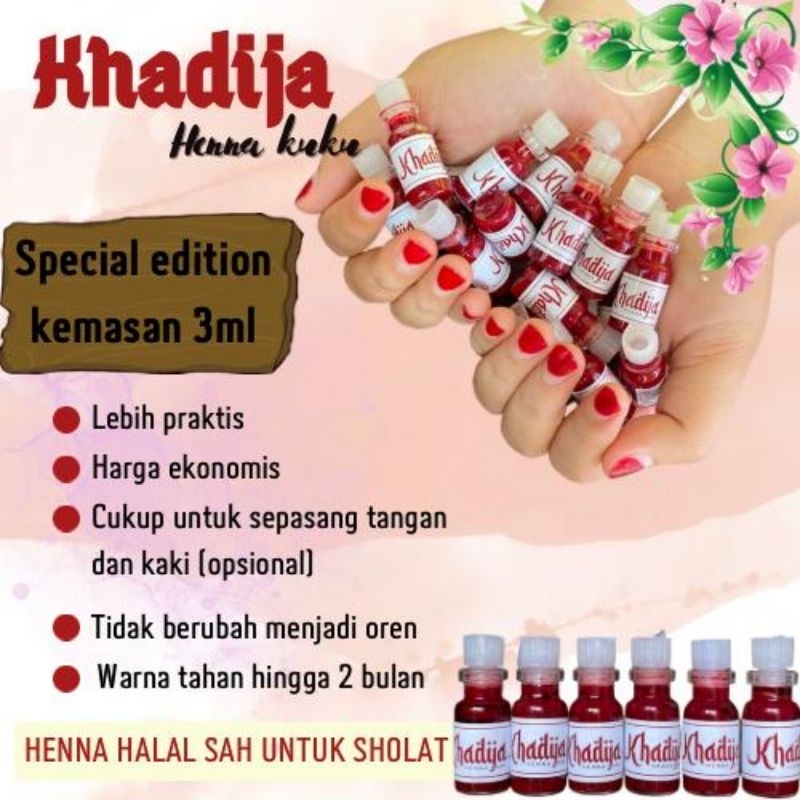 TUFFAH NAIL HENNA, Tuffah Henna/ Tuffah Original. Henna halal sah sholat. inai kuku