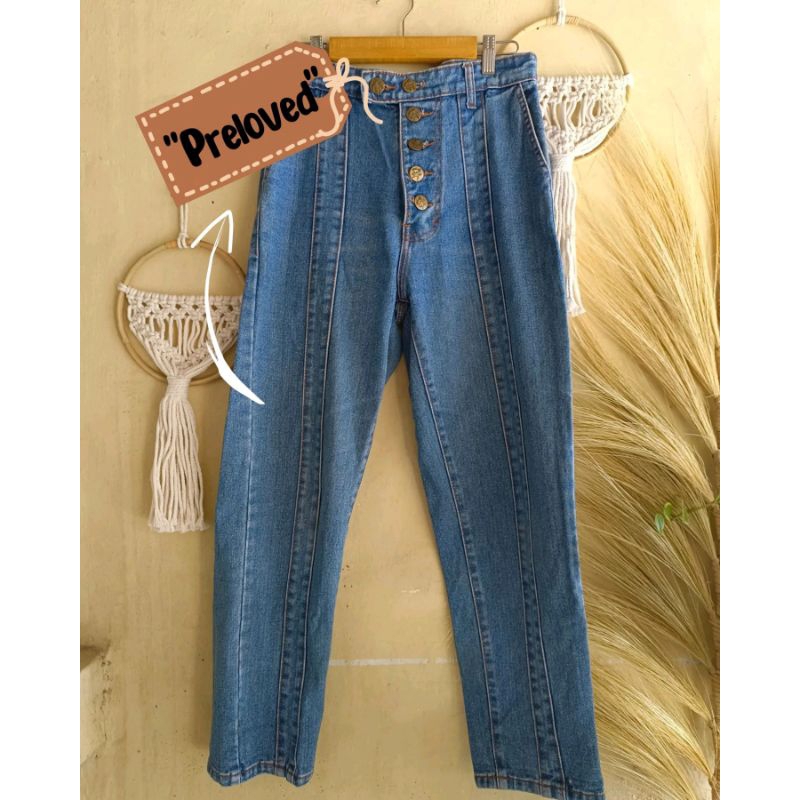 Jeans Wanita Preloved | Celana Wanita Preloved | Celana Bahan Preloved | Pants Hijab Preloved | Penc