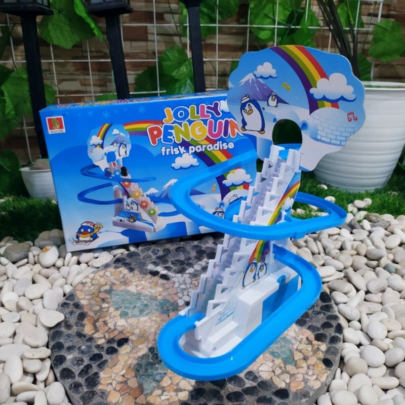 mainan Jolly Pinguin - Track Pinguin - Mainan Tangga pinguin