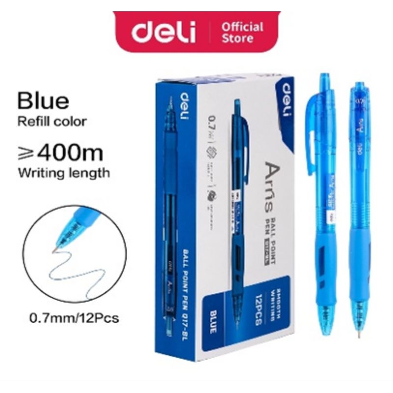 

Bolpoin deli Arris 0.5 mm Blue