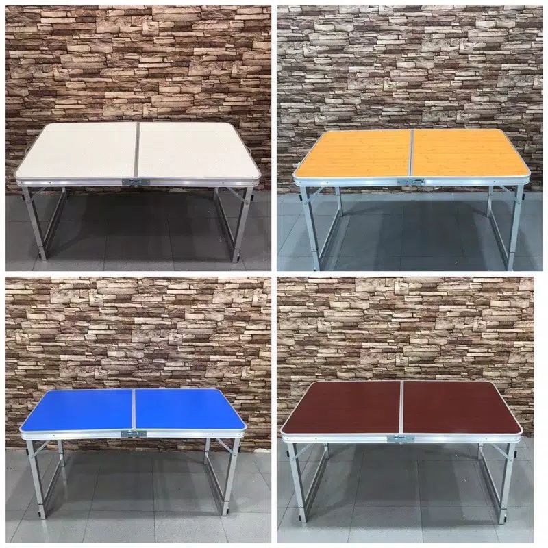 MJ88 MEJA LIPAT / MEJA LIPAT PORTABLE 60 X 120CM / MEJA MAKAN / MEJA LIPAT SERBAGUNA SUPER MURAH