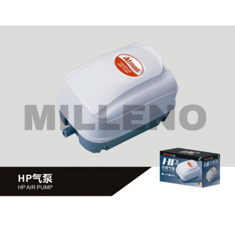 AQUARIUM AIR PUMP AERATOR POMPA UDARA BLOWER ATMAN HP 8000 POMPA UDARA KOLAM BIOFLOK HI BLOW