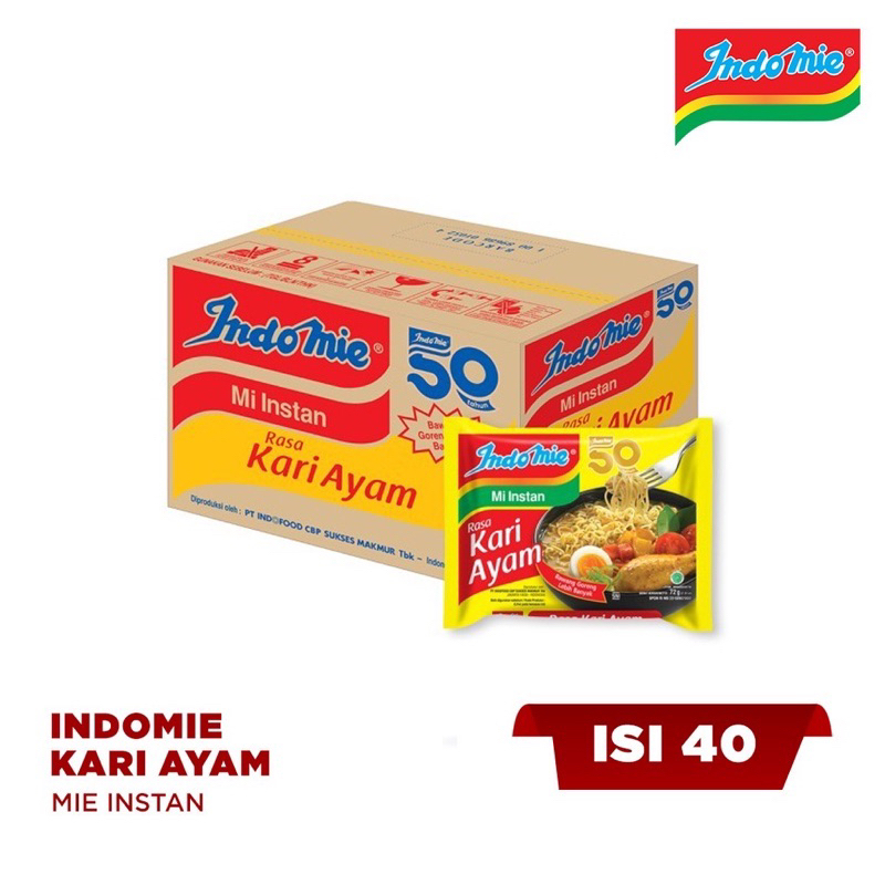 

INDOMIE KARI AYAM SEDUS ISI 40