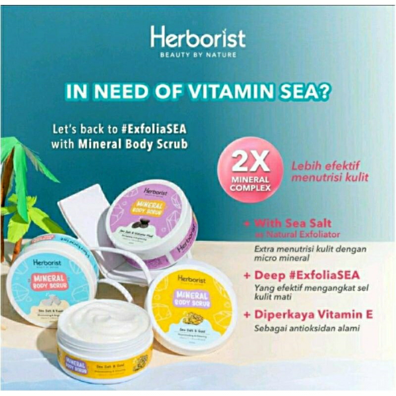 HERBORIST Mineral Body Scrub 200gr